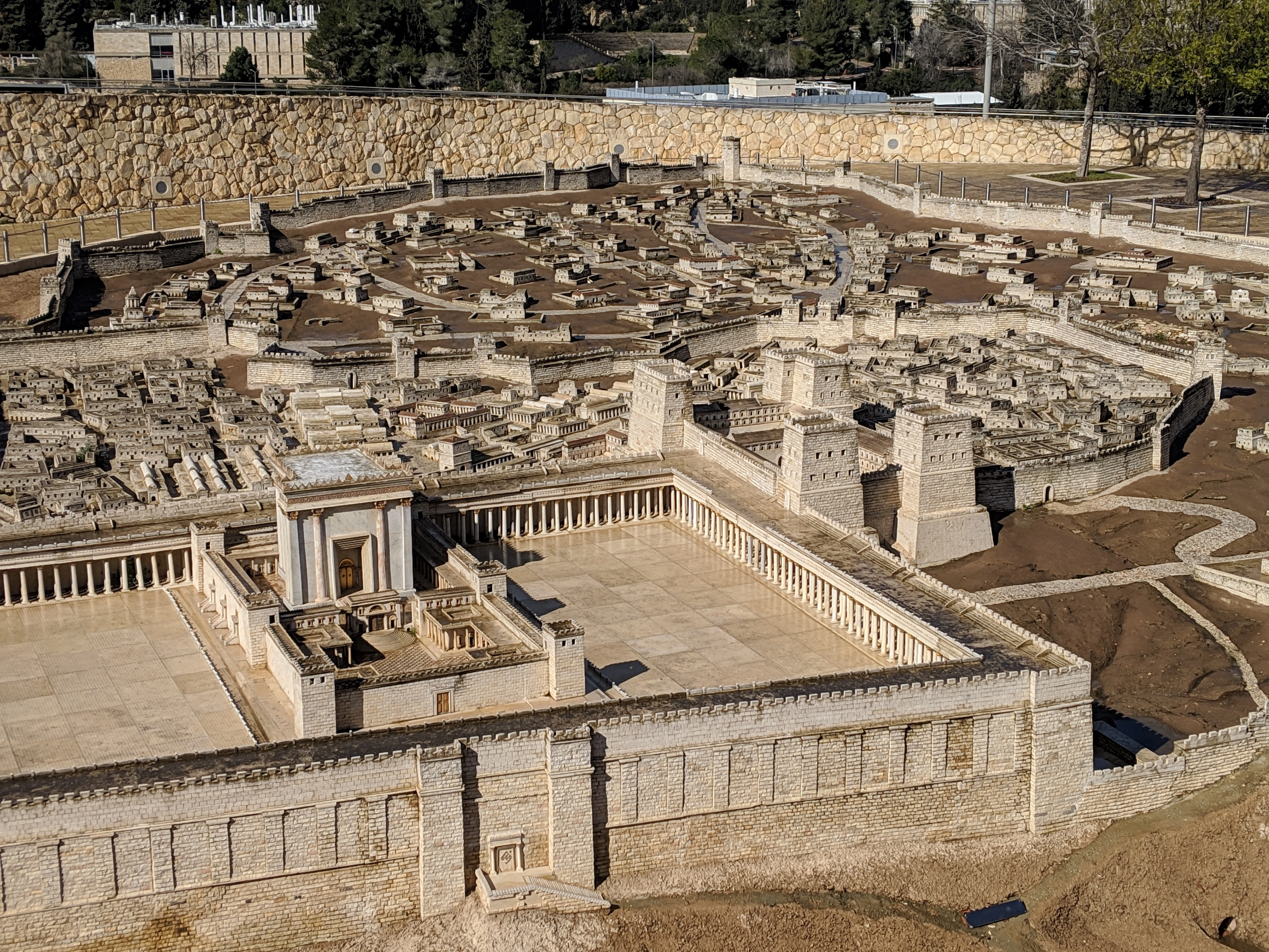 Model of Jerusalem in 2nd Temple Period